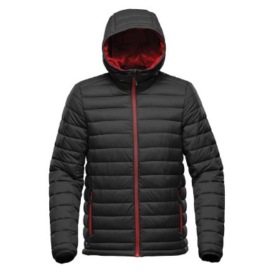 Men's Stavanger Thermal Jacket, black/red