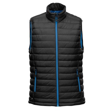 Men's Stavanger Thermal Vest, black/azur