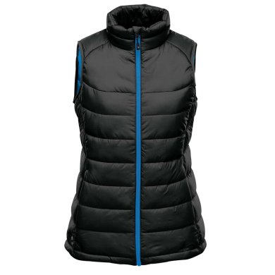 Women's Stavanger Thermal Vest, black/azur