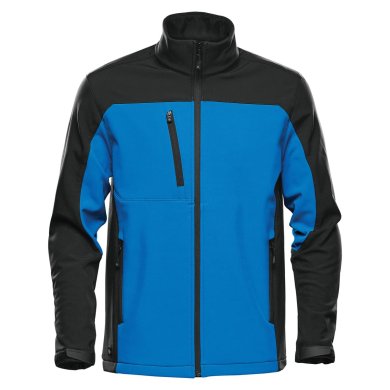 Men's Cascades Softshell, azur/black