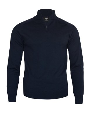 Elegant 1/4-Zip, navy