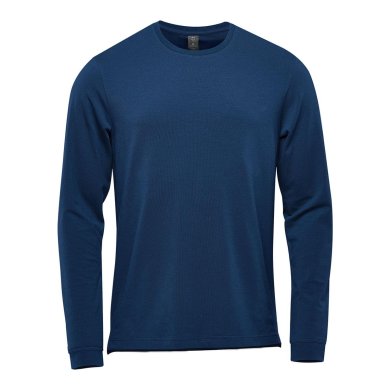 Men's Montebello Performance Long Sleeve Tee, indigo