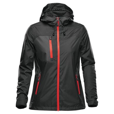 Women's Olympia Shell, black/red
