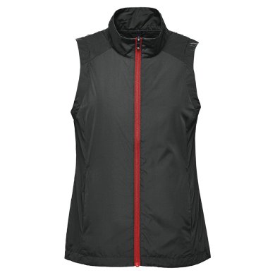 Women's Pacifica Vest, black/red
