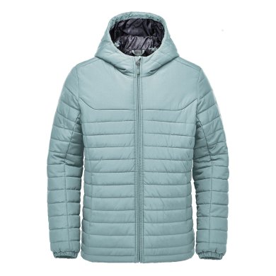 Men's Nautilus Quilted Hoody, ice blue