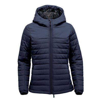 Women's Nautilus Quilted Hoody, navy