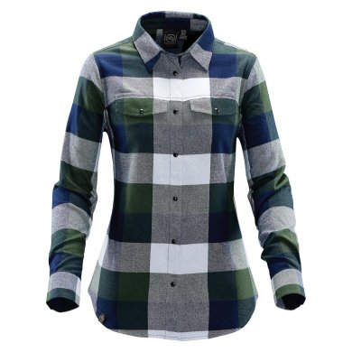 Women's Logan Snap Front Shirt, earth/navy
