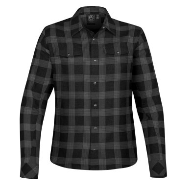 Women's Logan Snap Front Shirt, carbon plaid