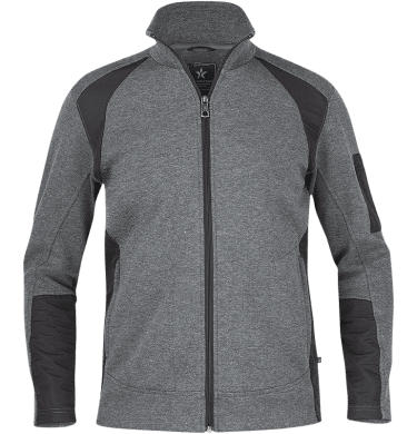 Crew Cardigan, grey/black