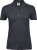 Women's Luxury Stretch Polo Dark Grey