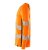 Långärmad t-shirt, orange/mörk antracite