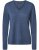 Copenhagen womens pullover v-neck, dusty blue melange