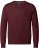 Copenhagen mens pullover v-neck, burgundy melange