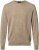 Copenhagen mens pullover round-neck, sand melange