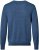Copenhagen mens pullover round-neck, dusty blue melange