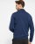 Berlin mens cardigan, dark blue melange