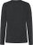 Berlin womens cardigan v-neck, dark charcoal melange