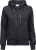 Women´s Fashion Full Zip Hood Dark Grey