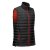 Men's Stavanger Thermal Vest, black/red