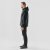 Men's Cascades Softshell Hoody, dolphin/black