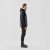Men's Cascades Softshell Hoody, dolphin/black