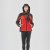 Women's Cascades Softshell Hoody, red/black