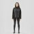 Women's Cascades Softshell Hoody, dolphin/black