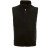 Light Fleece vest, black