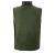 Pile Fleece Vest, green/black