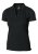 Woman Stretch deluxe V-neck polo, black