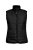 Woman horizontal quilted gilet, black
