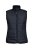 Woman horizontal quilted gilet, navy