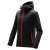 Men's Orbiter Softshell Hoody, black/red