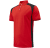 Stretch Pique Shirt, red/black