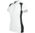 Womens Stretch Pique Shirt, white/black
