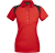 Womens Stretch Pique Shirt, red/black
