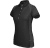 Womens Stretch Pique Shirt, black/grey