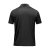 Men's Monterey S/S Piped Polo, black/granite
