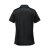 Women's Monterey S/S Piped Polo, black/royal