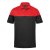 Men's Monterey Two-Tone S/S Polo, black/red