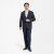 Traveller mens blazer regular fit, dark navy
