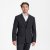 Traveller mens blazer modern fit, black