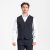 Traveller mens waistcoat modern fit, dark navy