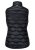 Woman versatile down gilet, black