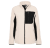 Womens pile fleece jacket, sand/black