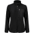 Womens pile fleece jacket, black