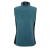 Womens pile Fleece Vest, blue/black