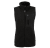 Womens pile Fleece Vest, black