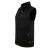 Womens pile Fleece Vest, black