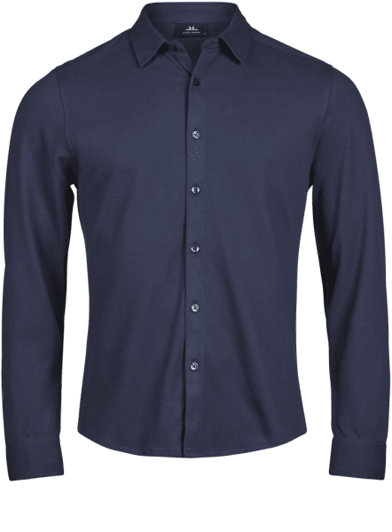 Zoom bild av Luxury Stretch Shirt Navy